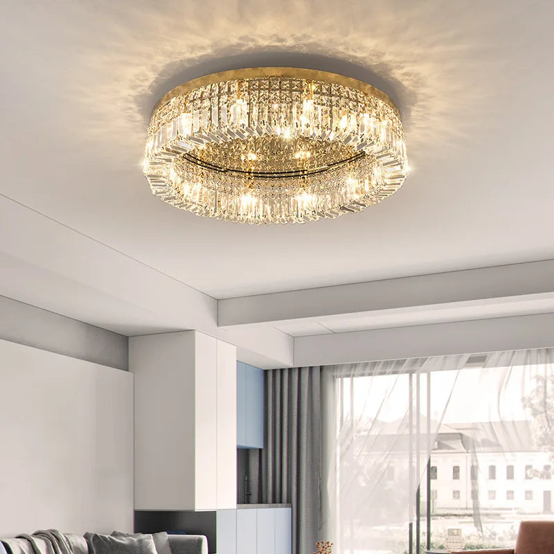 Ring Royalty Crystal Chandelier