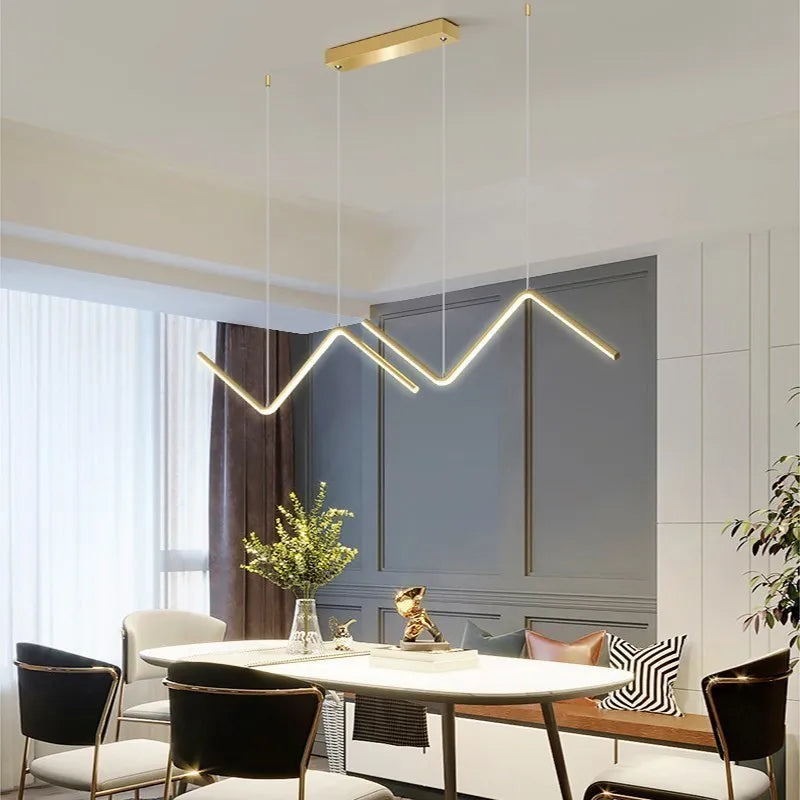 Modern Z-Shape LED Pendant Light