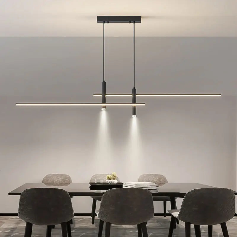 Sleek Linear Chandelier