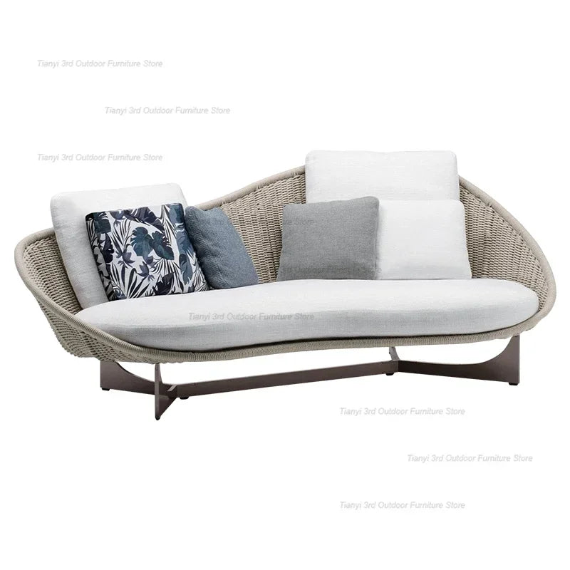 Nordic Rattan Outdoor Sofa