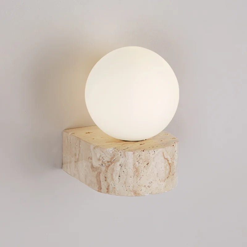 Vintage Natural Stone Wall Lamp