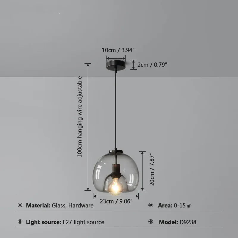 Glass Lampadari Pendant Lights