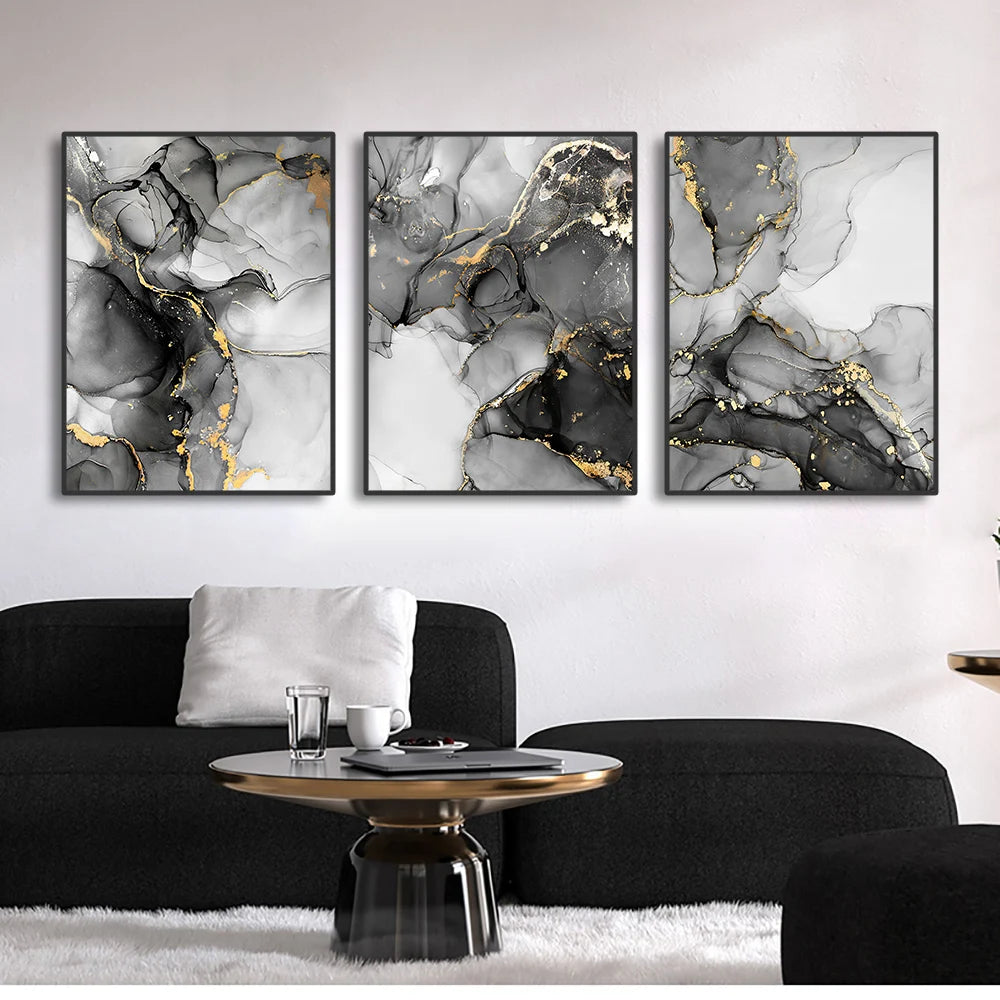 Abstract Marble Canvas Wall Art