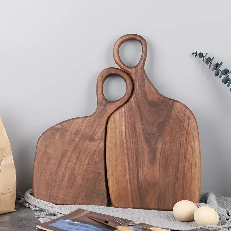 Rustic Black Walnut Chopping Board Set