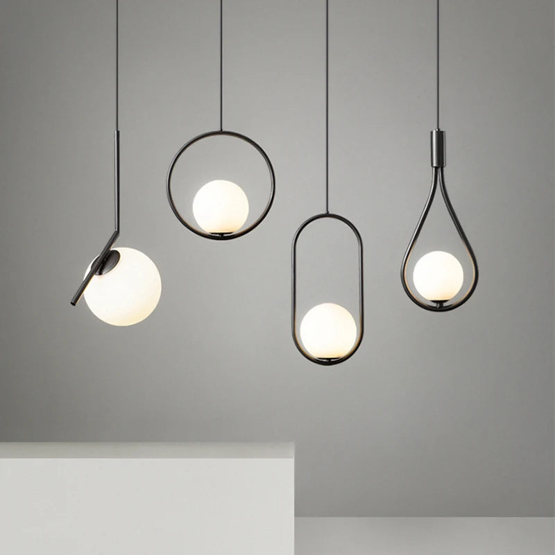 Modern Glass Pendant Light