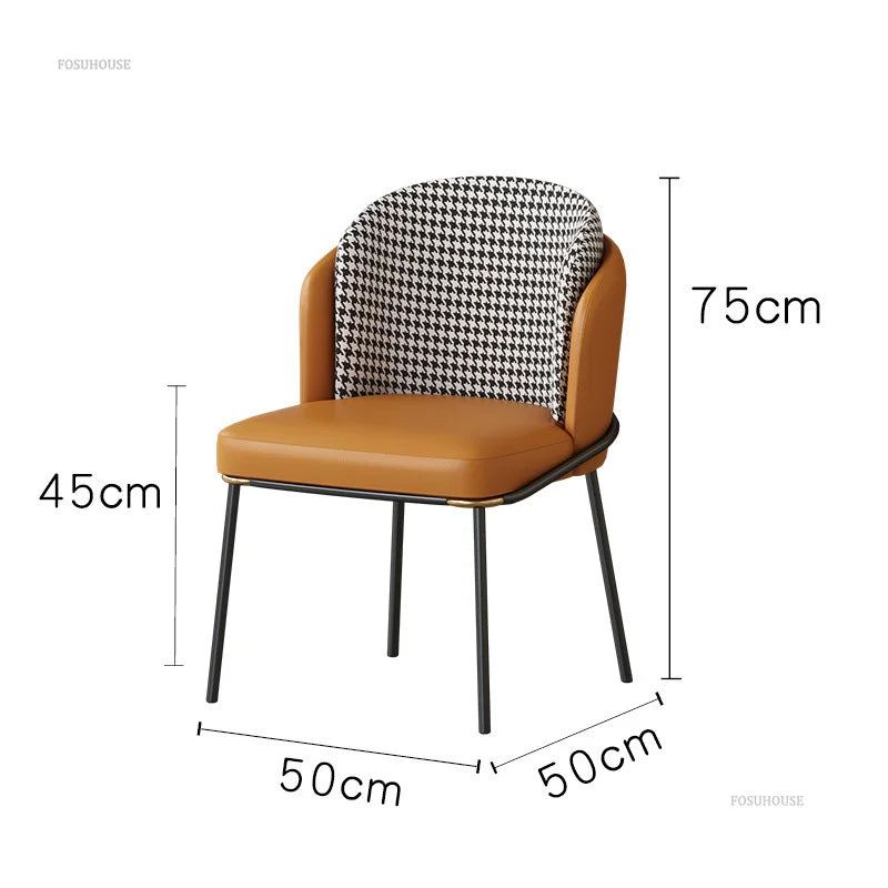 Modern Iron Dining Chair