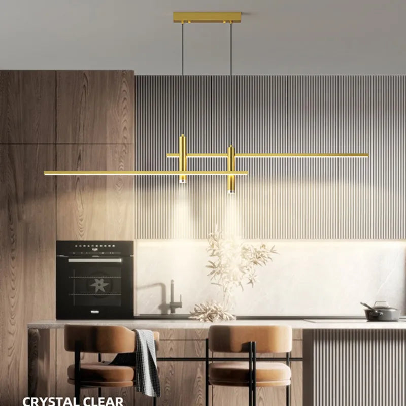 Sleek Linear Chandelier