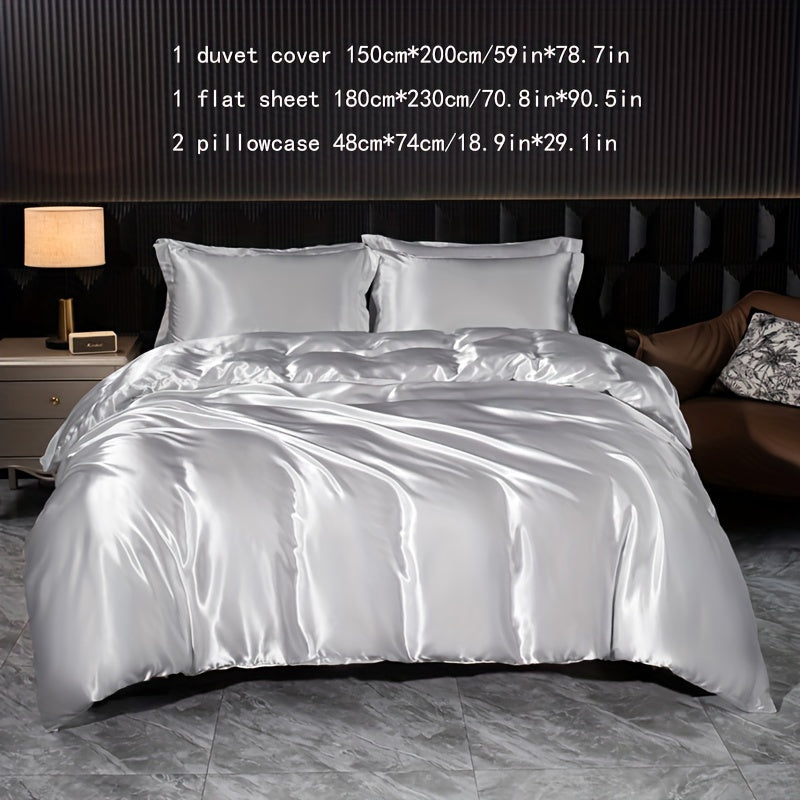 Silky Satin Bedding Set