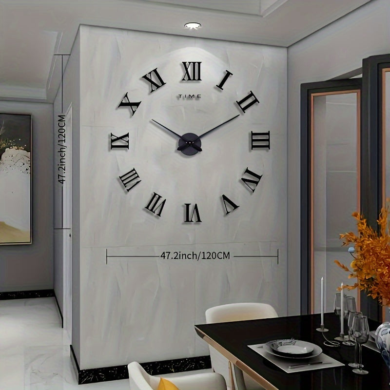 Mirror Magic Wall Clock