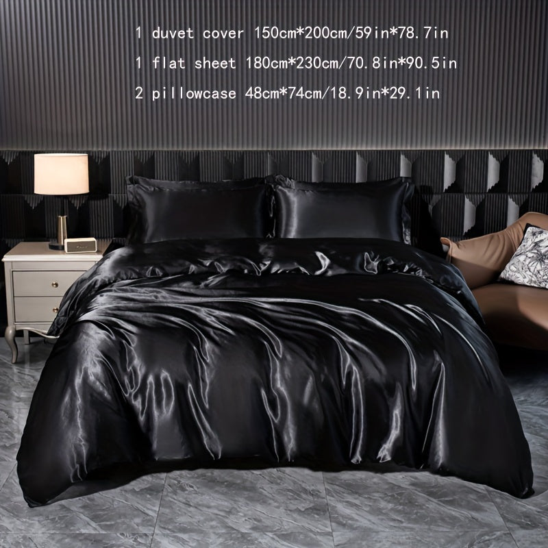 Silky Satin Bedding Set