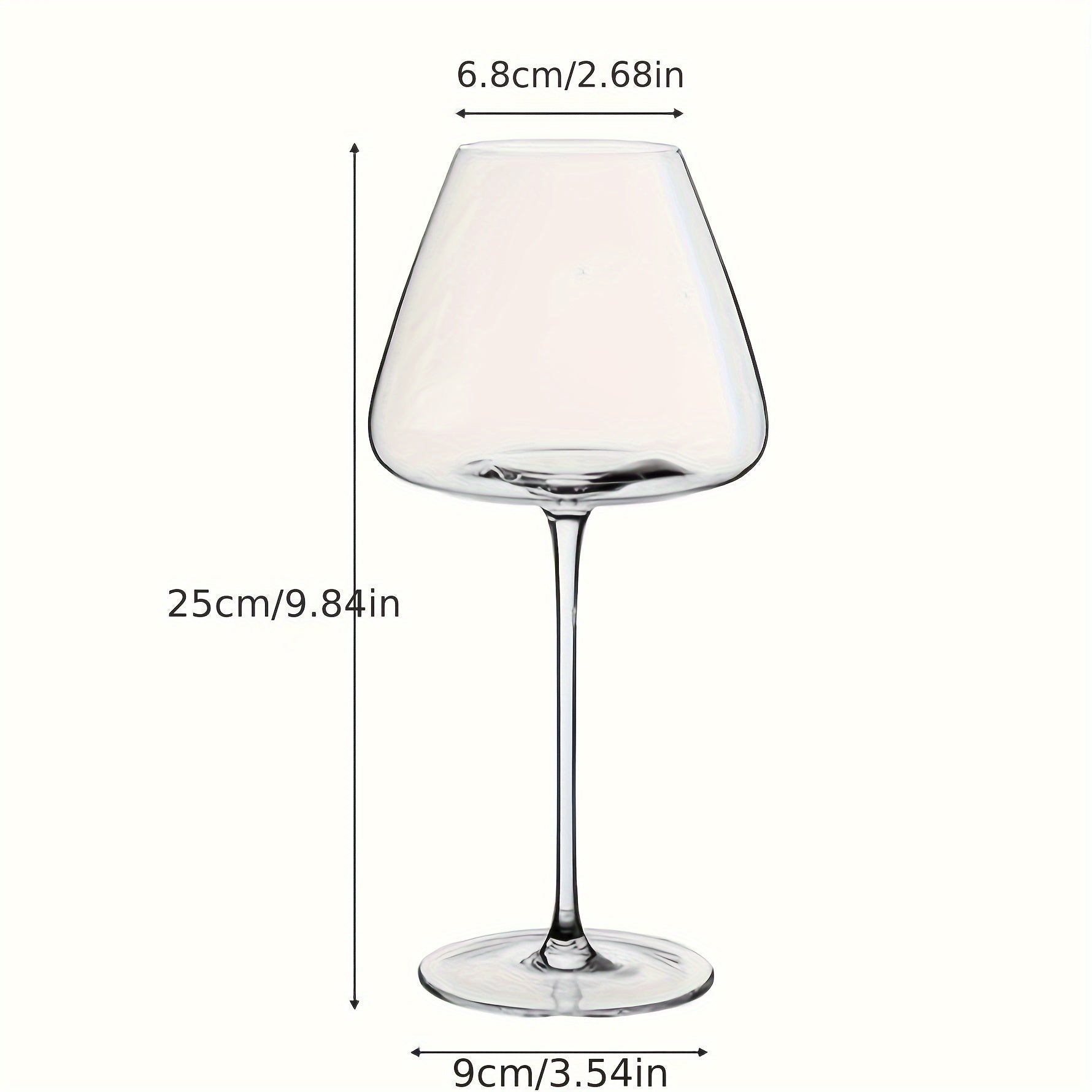 Elegant Hand-Blown Wine Glass Set