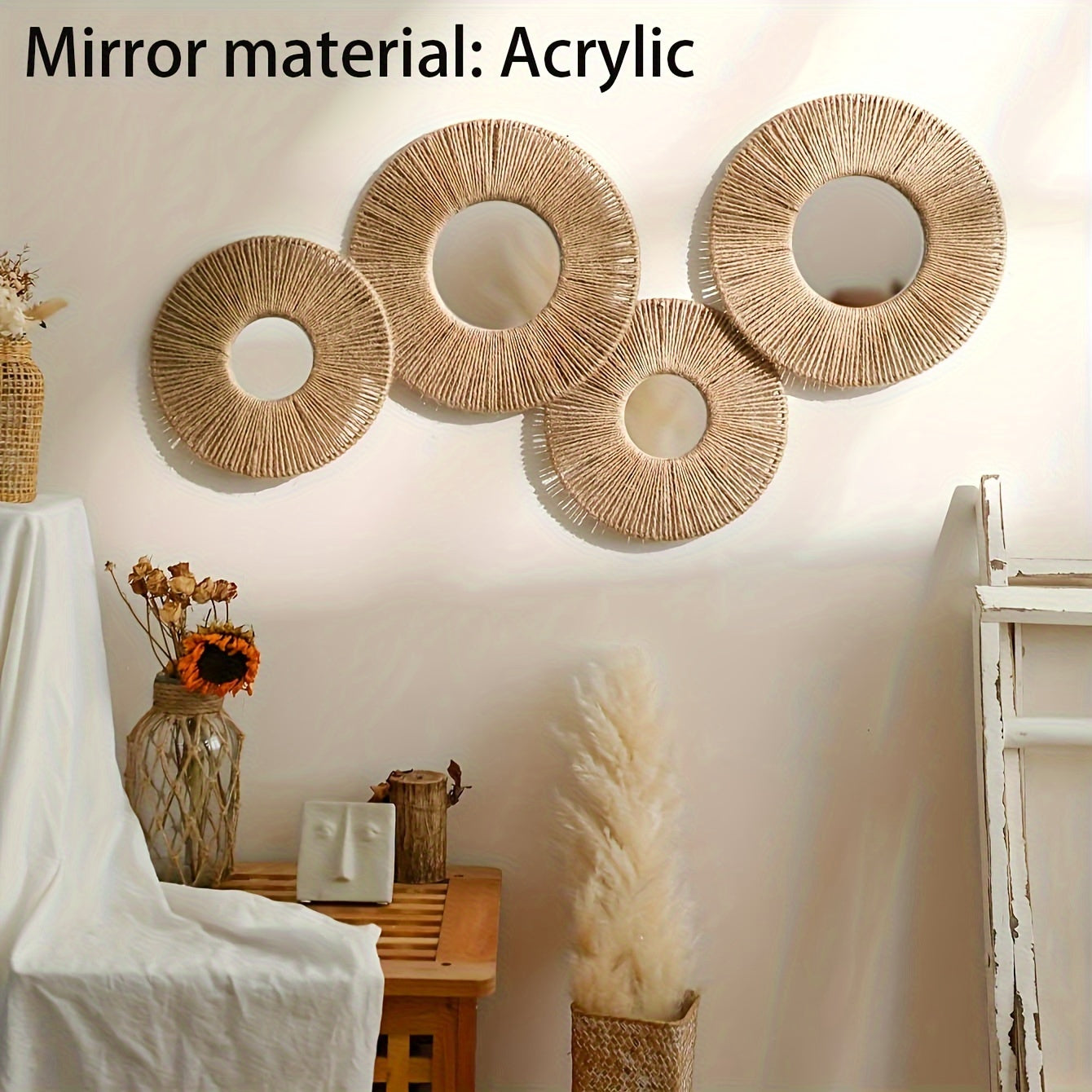 Boho Chic Wall Mirror