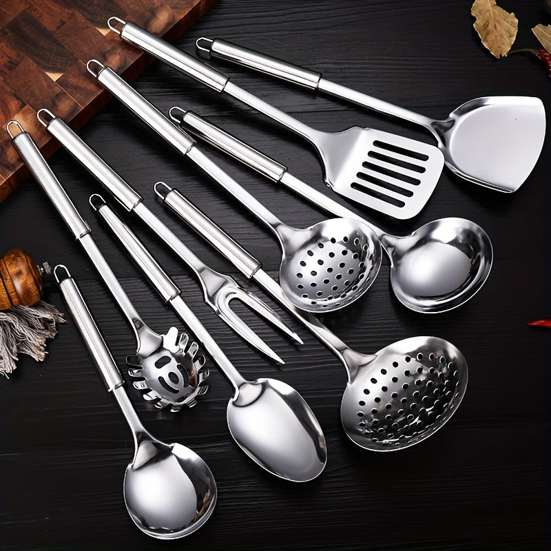 9-Piece Stainless Steel Kitchen Utensil Set