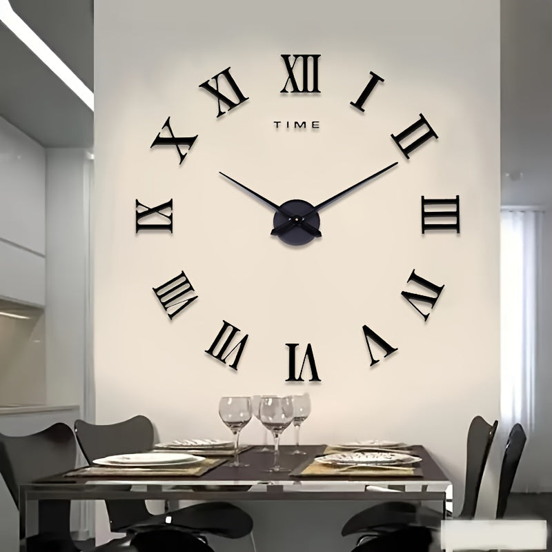 Mirror Magic Wall Clock