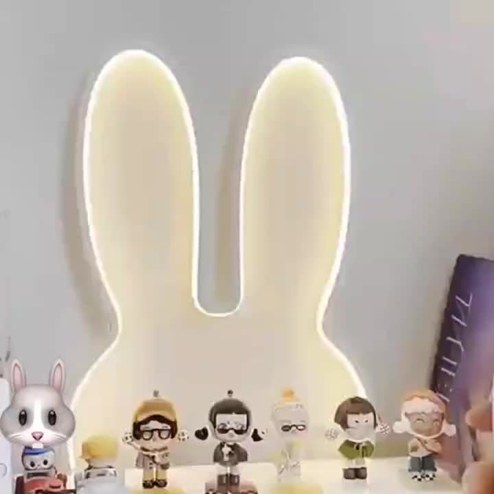 Dimmable Rabbit Bedside Lamp