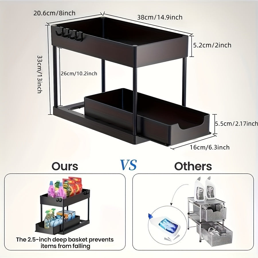 Versatile Kitchen Sink Organizer Rack